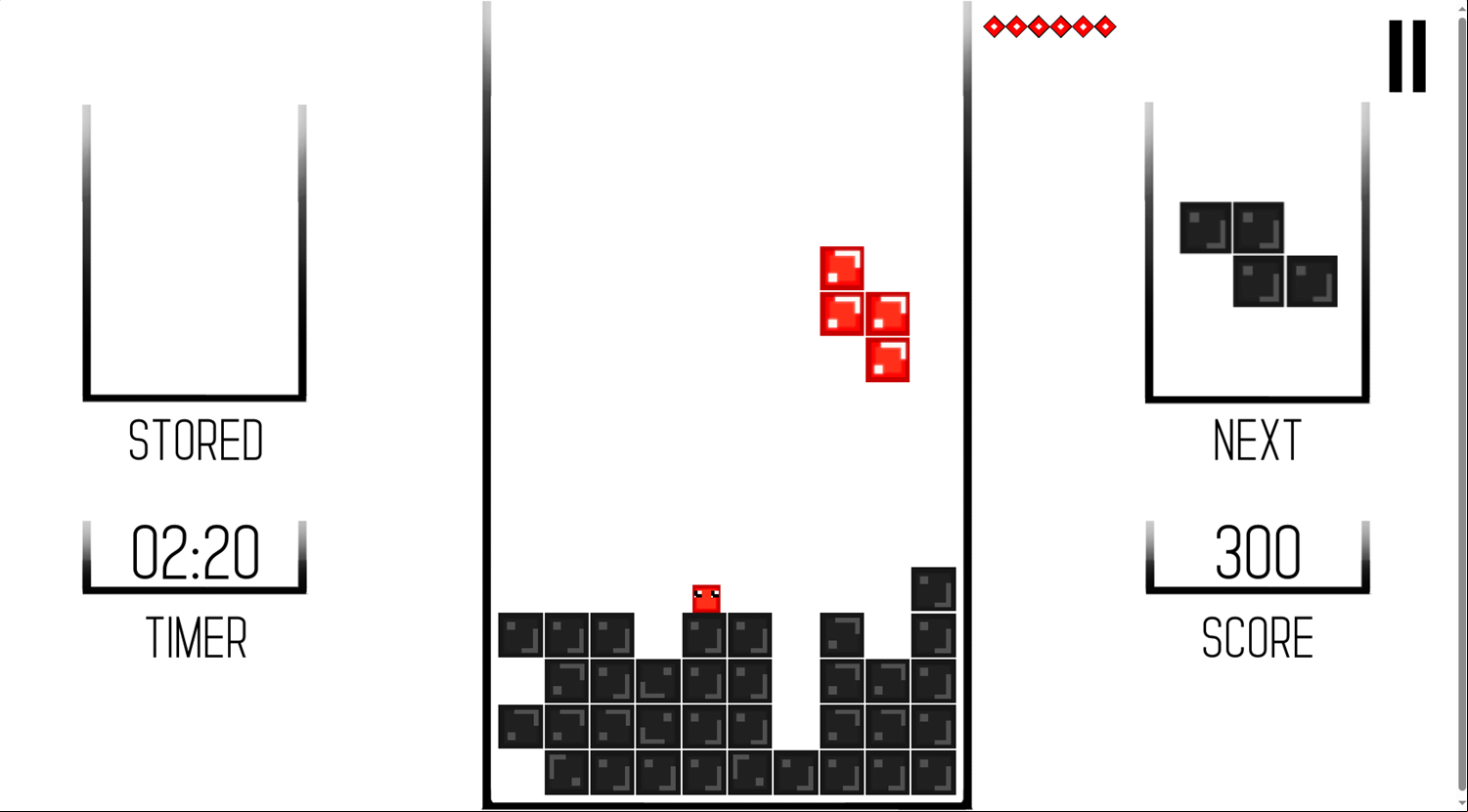 Tetrimino Game Play Screenshot.