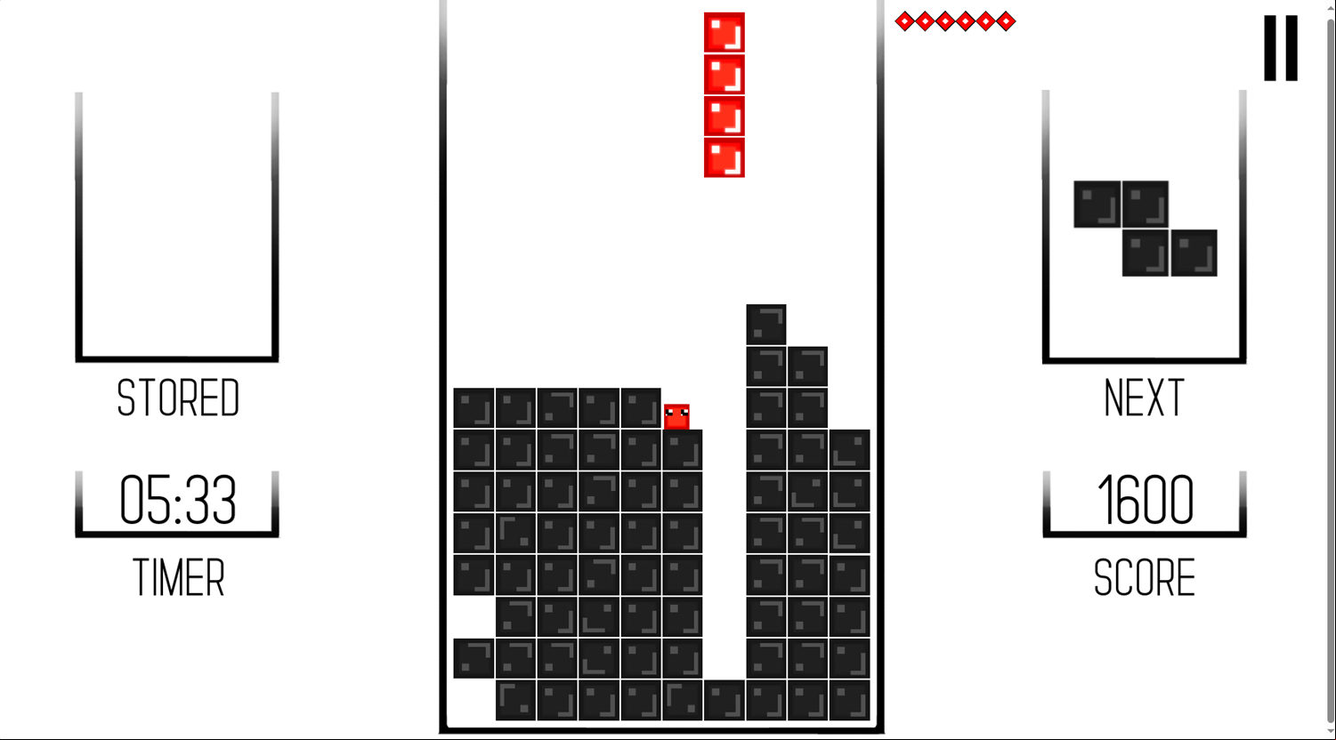 Tetrimino Game Progress Screenshot.