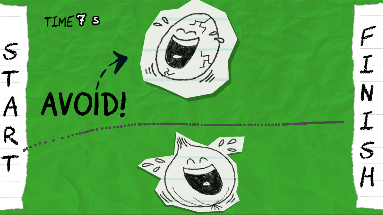 The Bash Street Sketch Book Game Play Screenshot.
