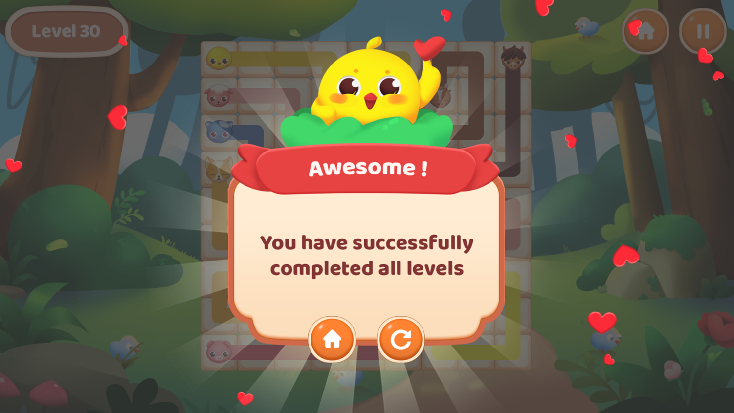 The Lost World Game Complete Screen Screenshot.
