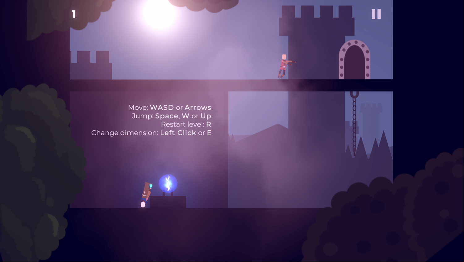 The Mage Game Level Complete Screenshot.