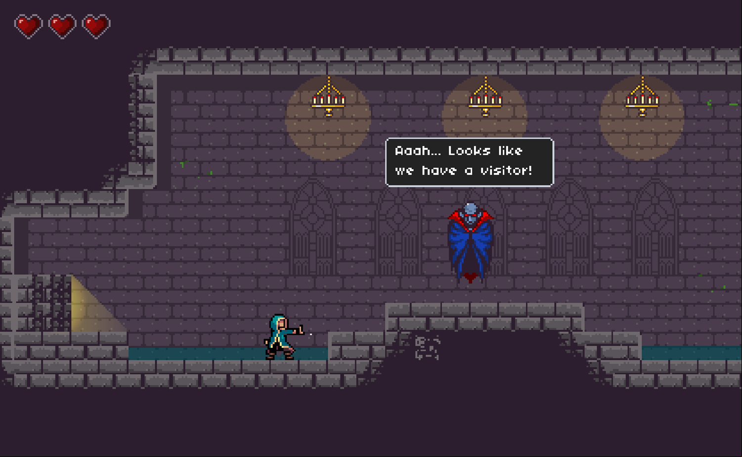 The Magician Game Start Screenshot.