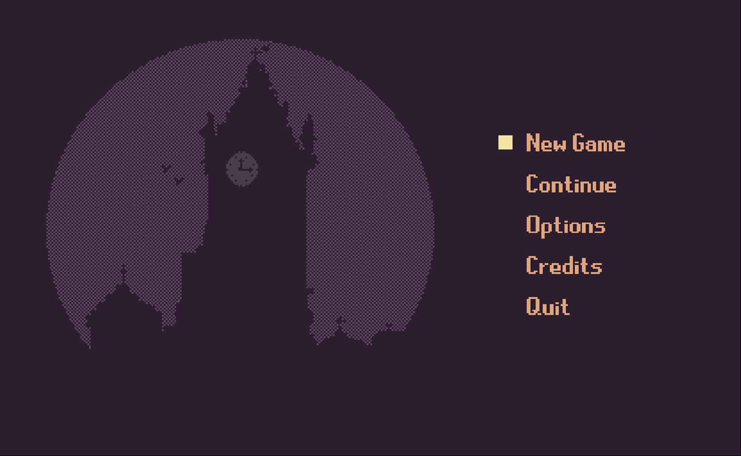 The Magician Game Welcome Screen Screenshot.