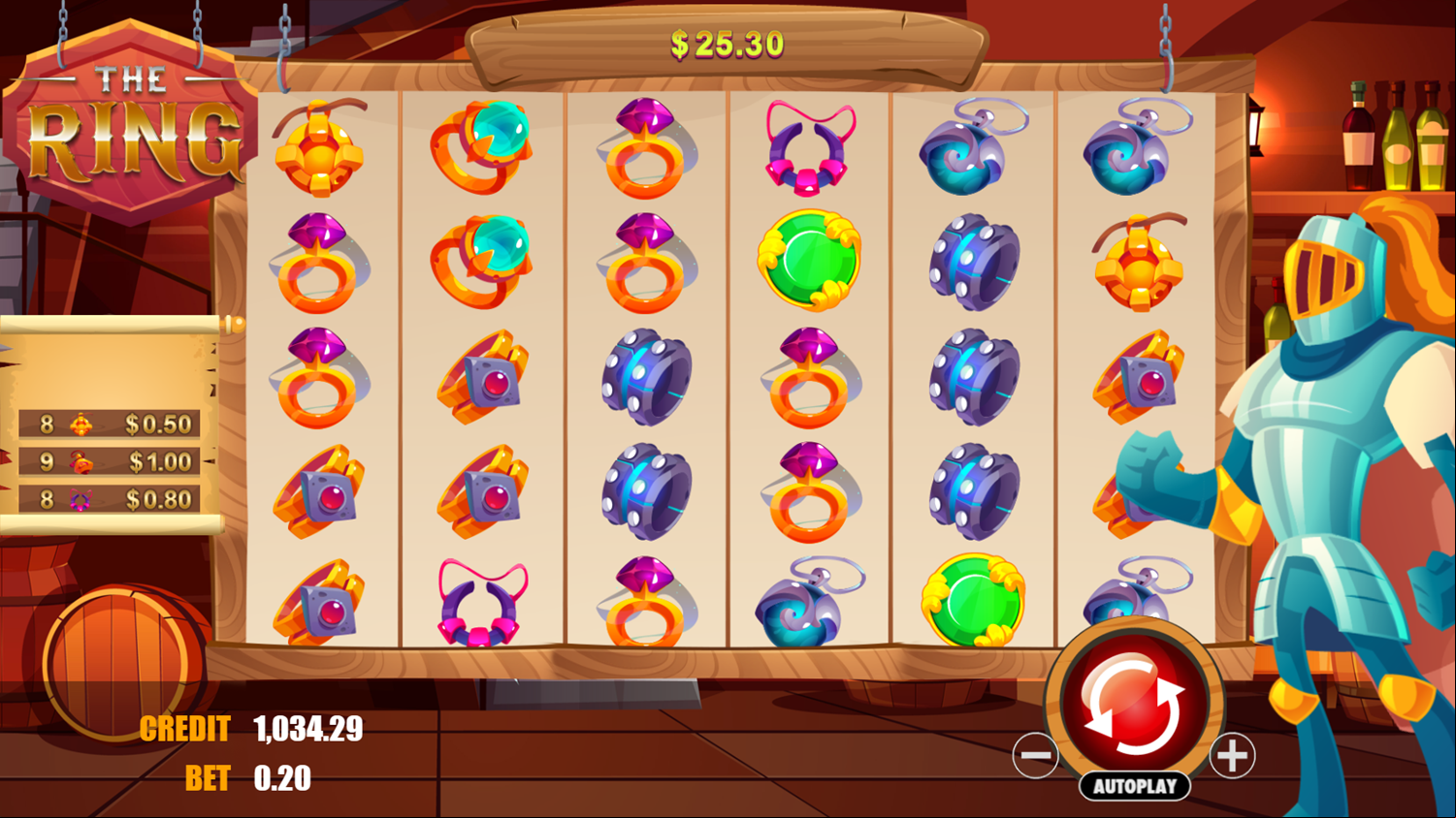 The Ring Game Earnings Multiplier Screenshot.