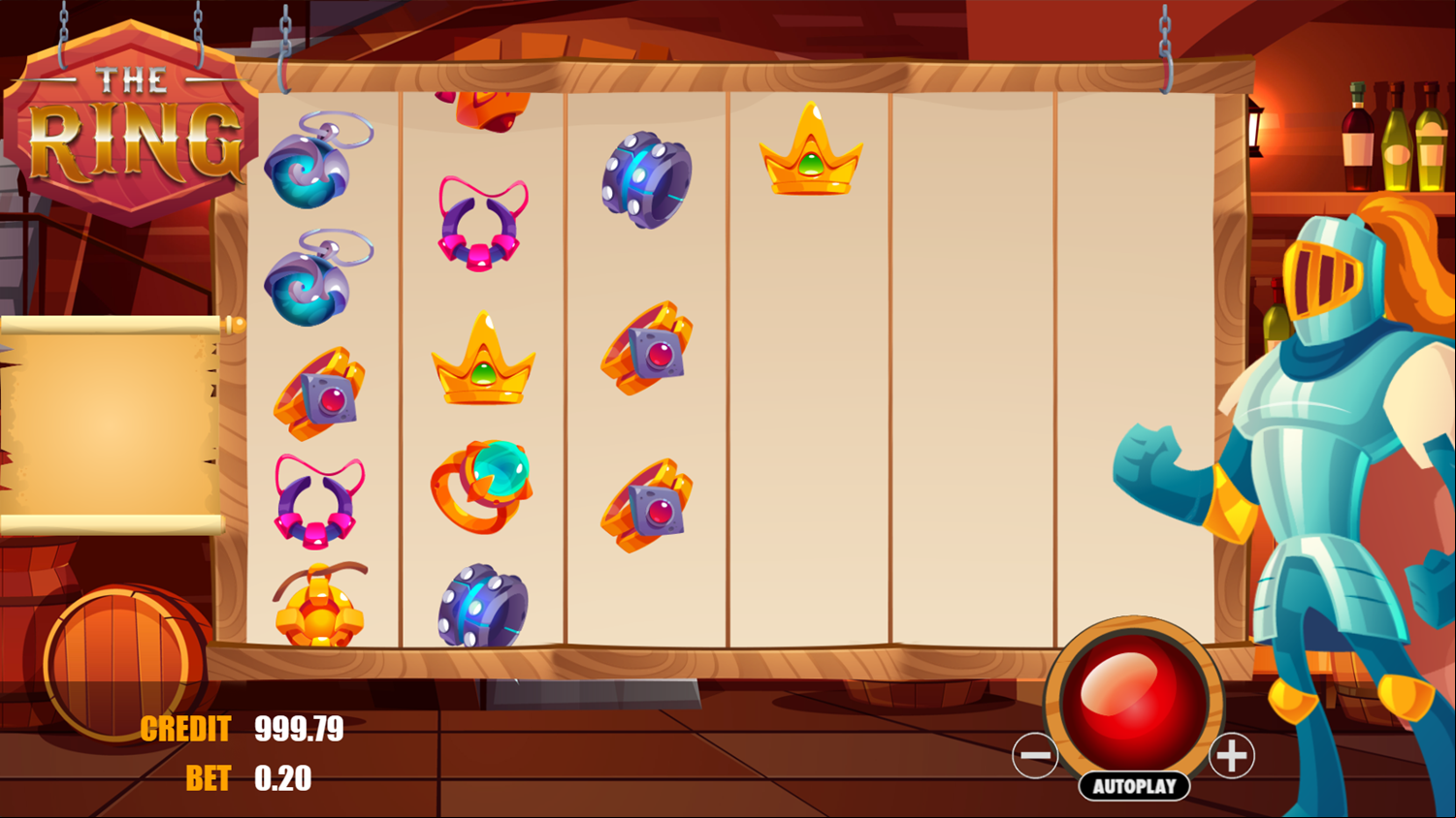 The Ring Game Spin Simulation Screenshot.
