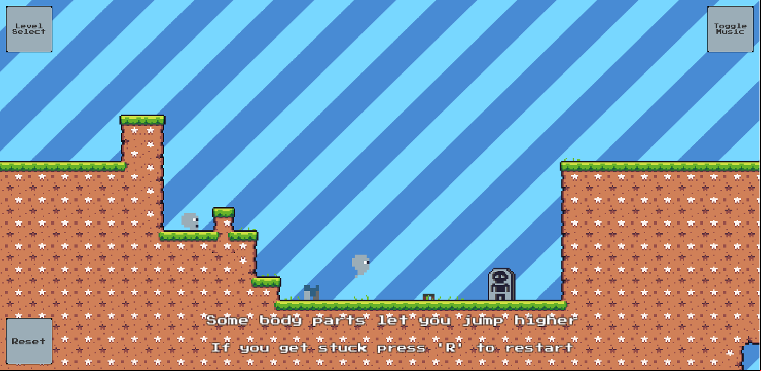 There's No Problem Game High Jump and Reset Screenshot.