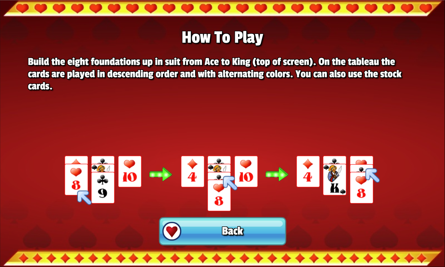 Thieves of Egypt Game How to Play Screen Screenshot.