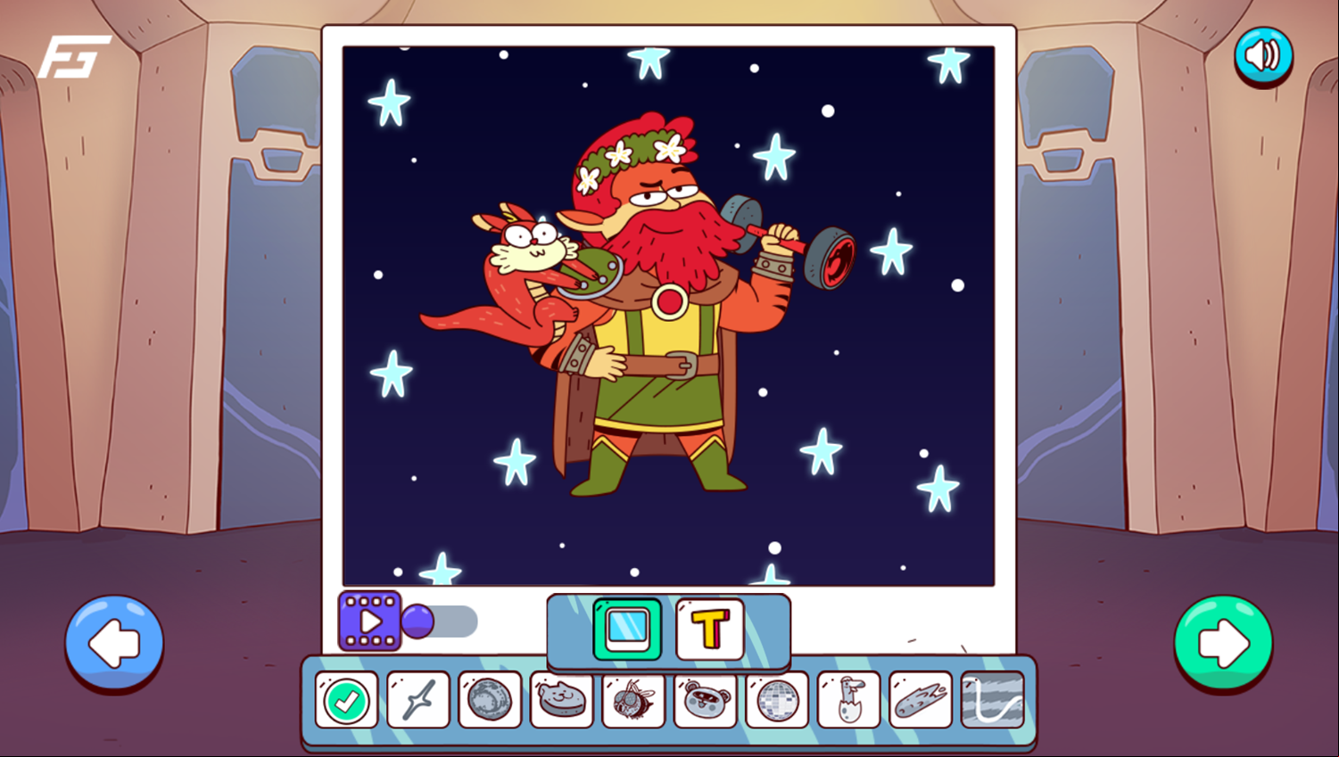 Thundercats Roar Character Creator Game Choose Background Screenshot.