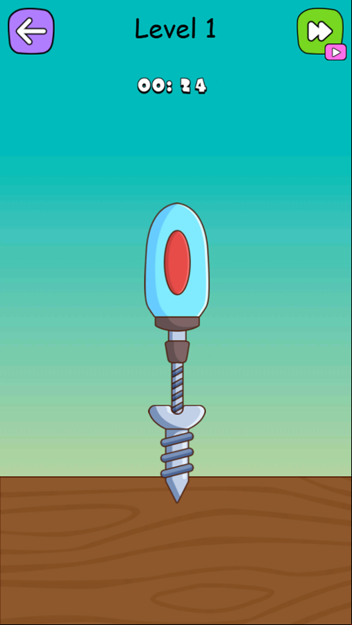 TicToc Challenge Game Level Play Screenshot.
