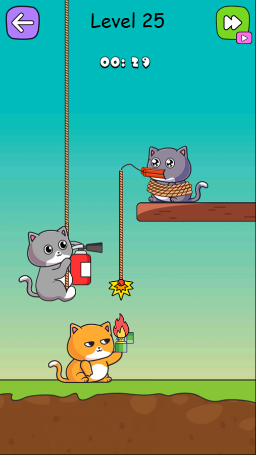 TicToc Challenge Game Level Progress Screenshot.