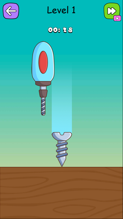 TicToc Challenge Game Level Start Screenshot.