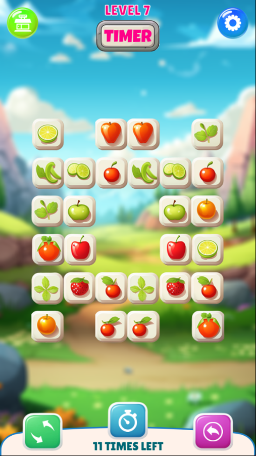 Tile 2 Match Game Next Level Screenshot.