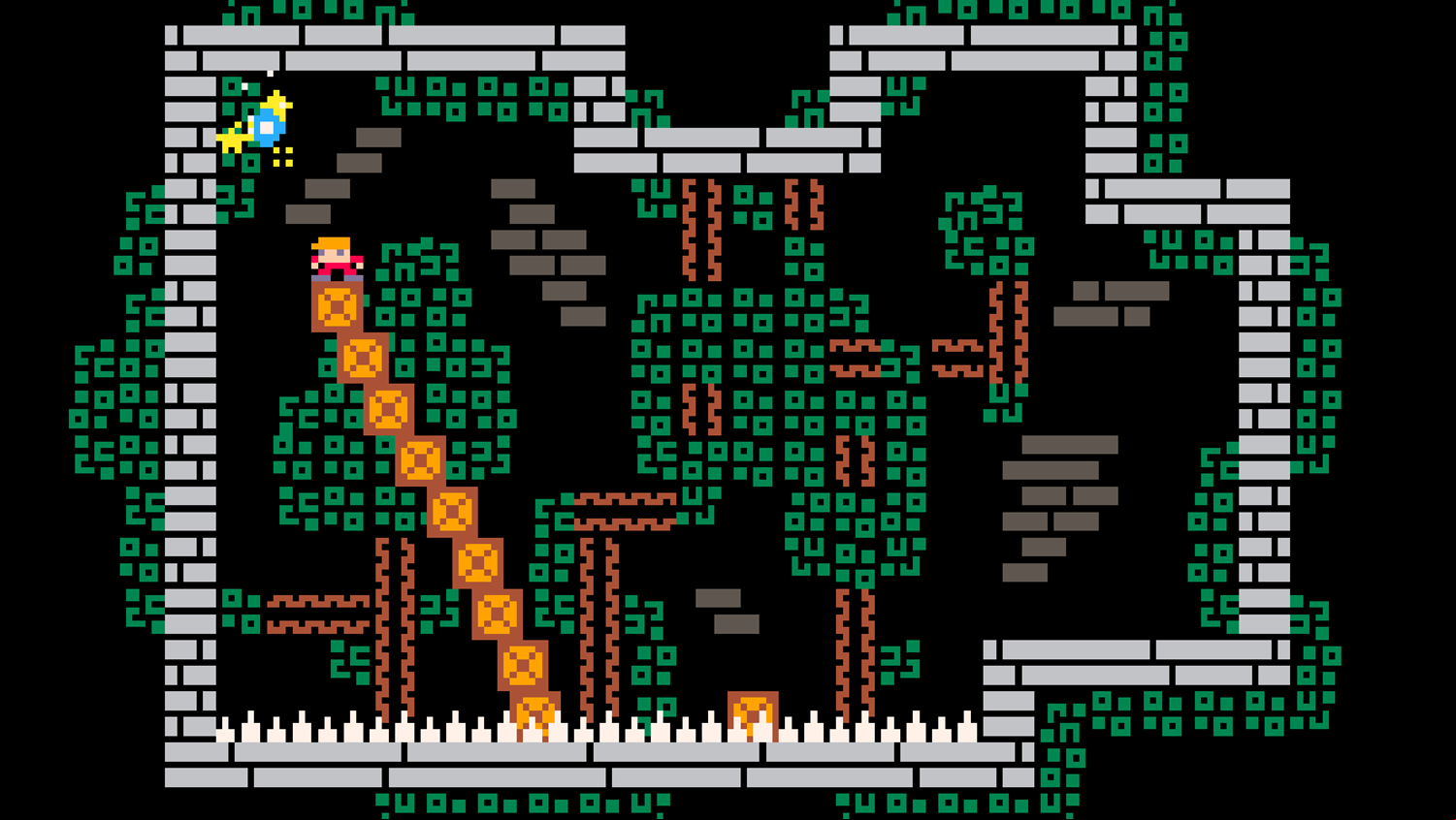 Tiny Crate Game Final Level Beat Screenshot.