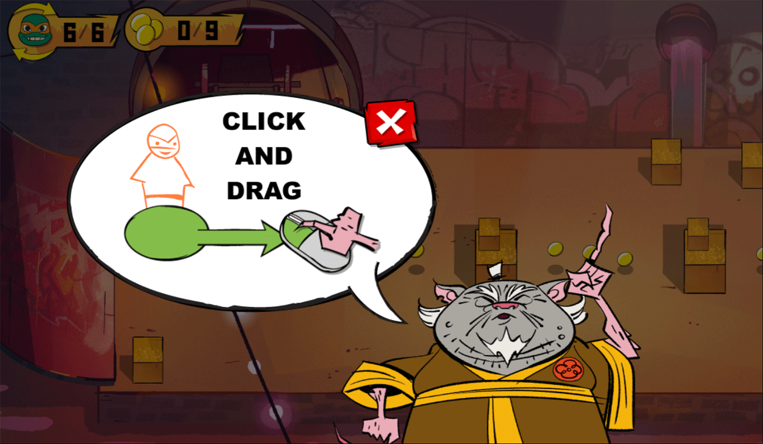 TMNT Bumper Bros How To Play Screenshot.