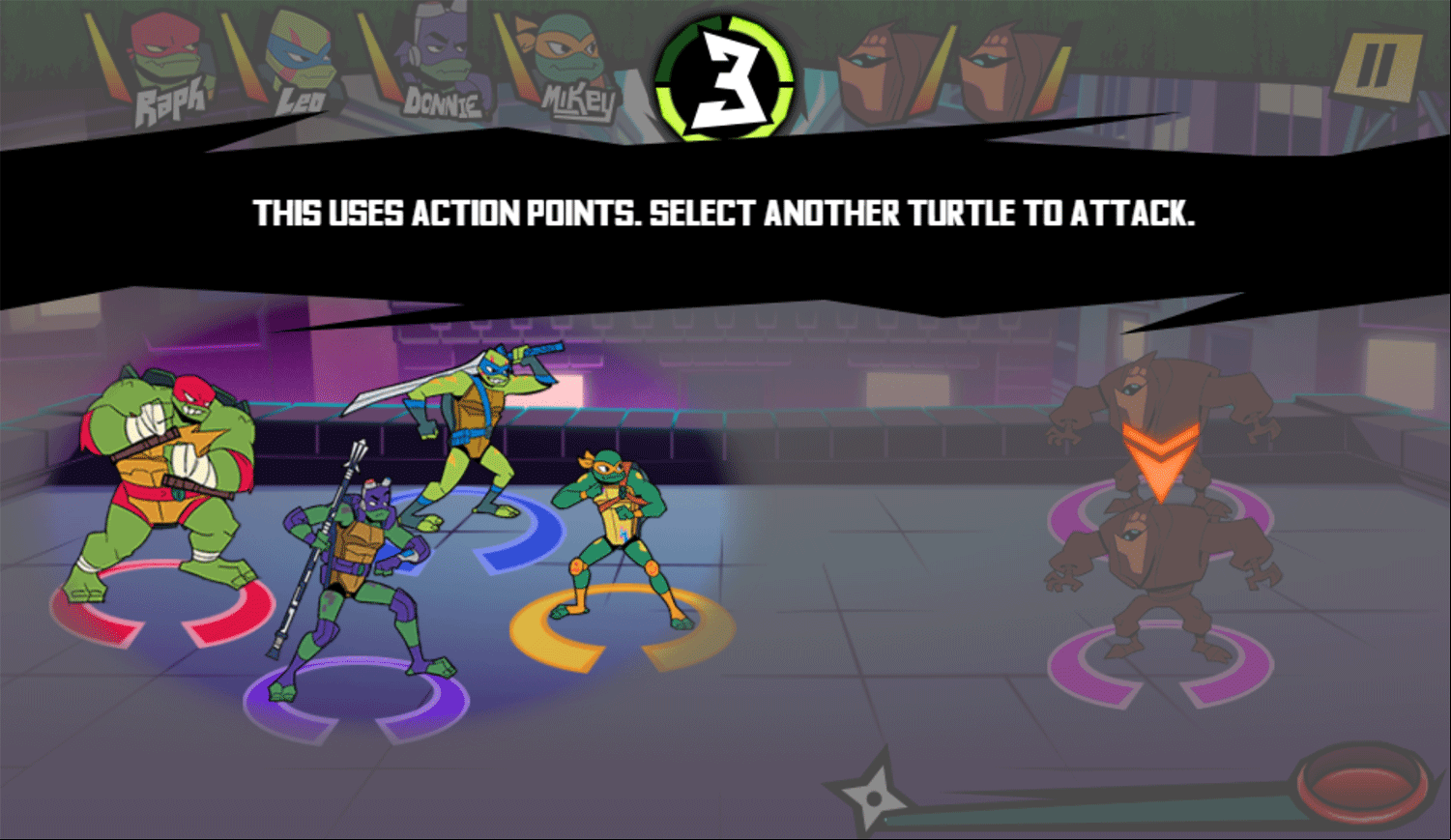 TMNT City Showdown Extra Tips Screenshot.