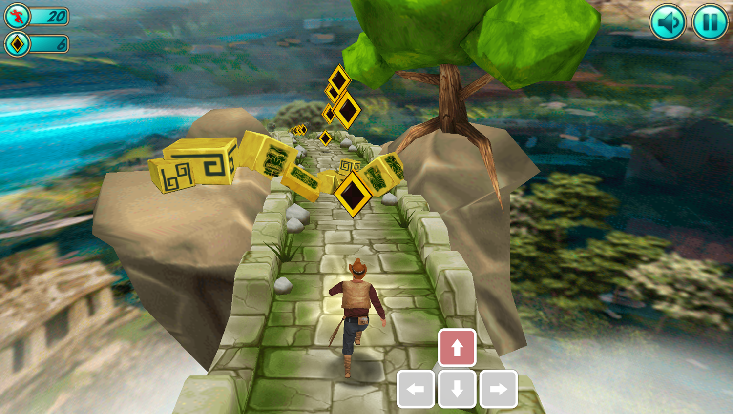 Tomb Runner Game How To Jump Screenshot.