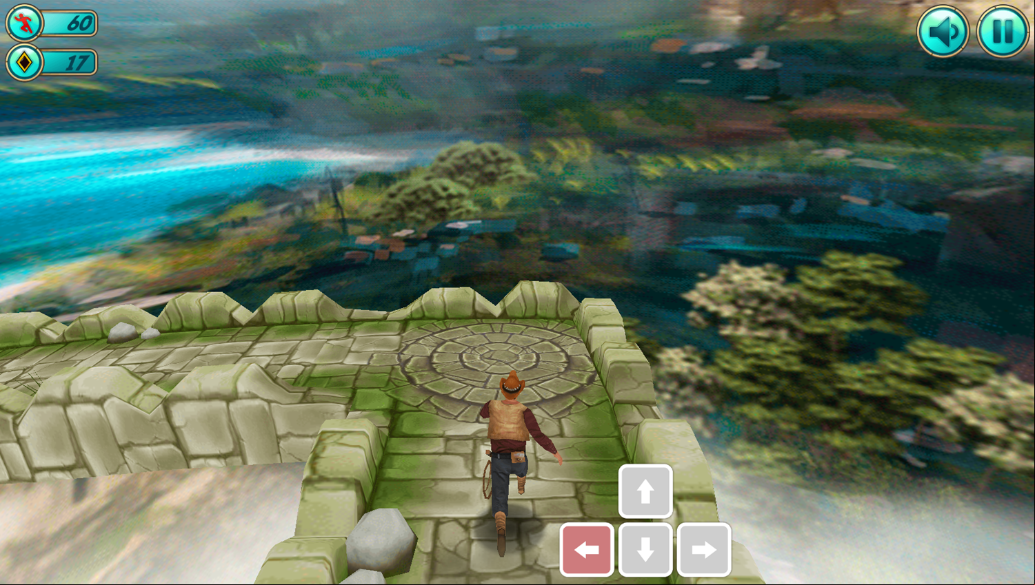 Tomb Runner Game How To Move Left Screenshot.