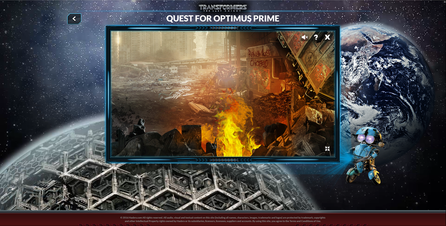 Transformers Quest for Optimus Prime Ancient Symbols Game Screenshot.