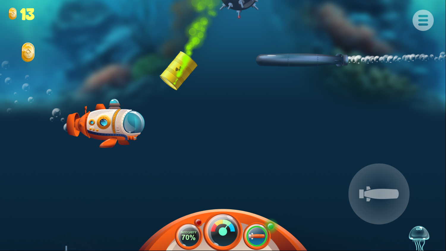Treasure Hunt Game Screenshot.