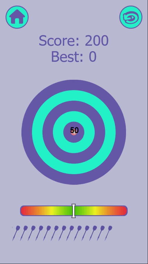 Treze Darts Game Play Screenshot.