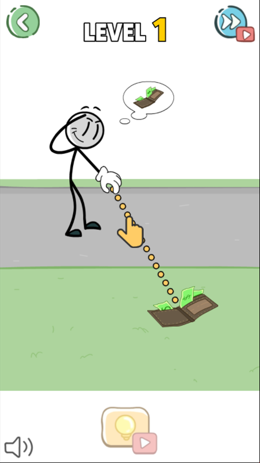 Troll Thief Game How to Play Screen Screenshot.