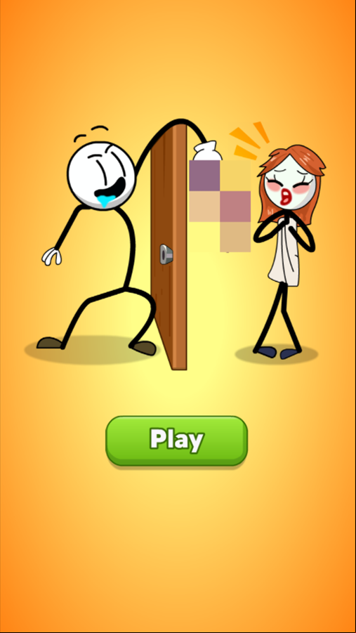 Troll Thief Game Welcome Screen Screenshot.