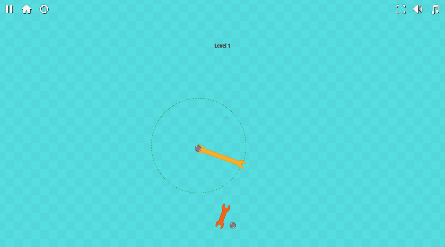 Twist Tactics Game Level Play Screenshot.