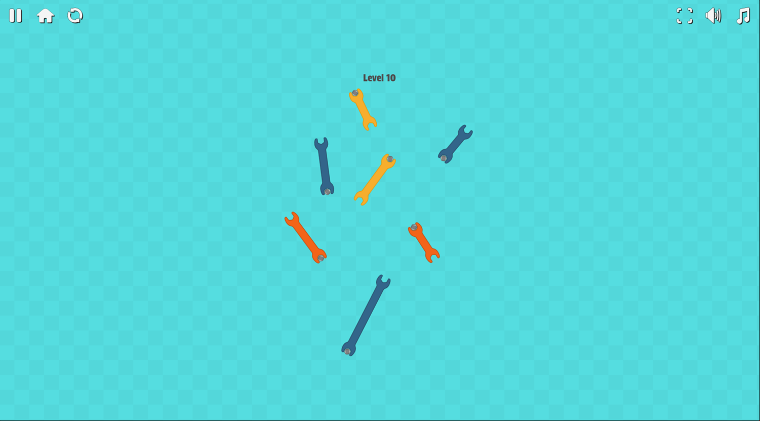 Twist Tactics Game Level Progress Screenshot.