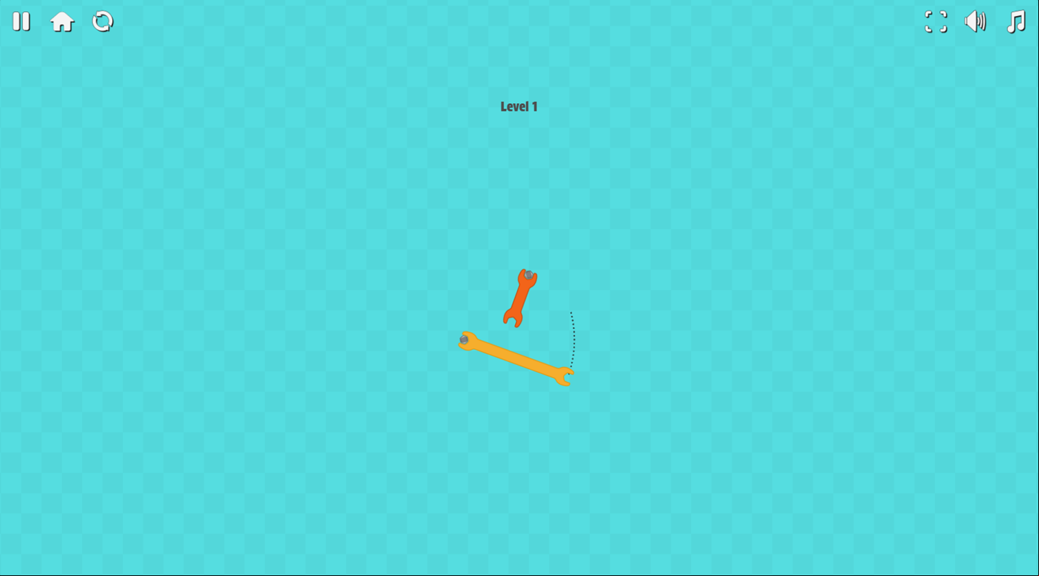 Twist Tactics Game Level Start Screenshot.