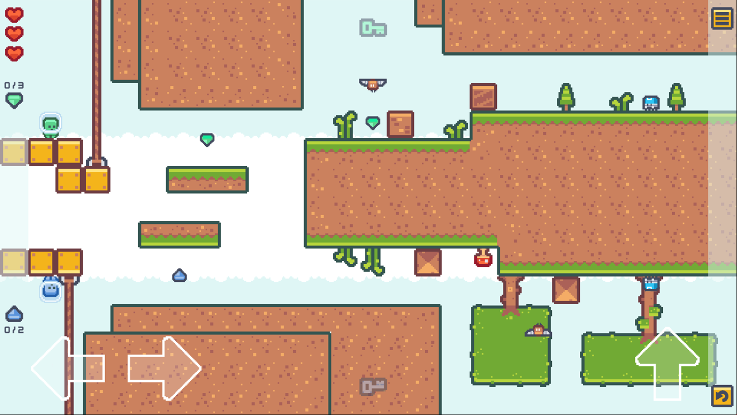 Two Aliens Adventure Advanced Level Screenshot.