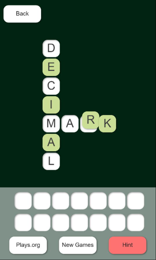 Unscramble Extreme Words Puzzle Game Next Level Screenshot.