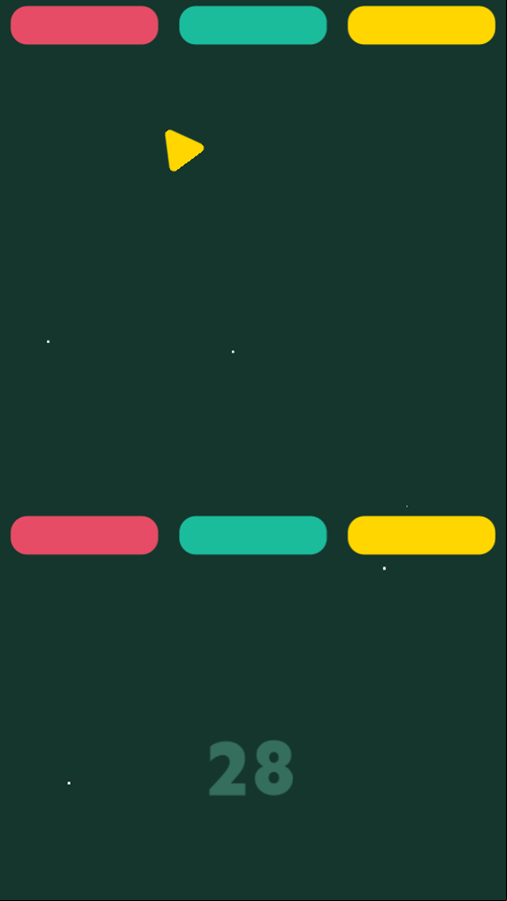 Up Color Game Over Screenshot.