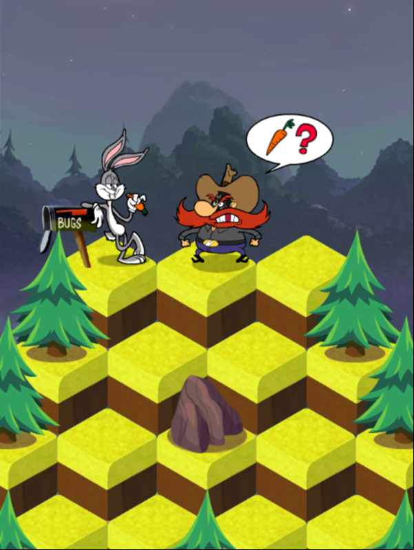 Wabbit Mountain Madness Game Intro Screenshot.