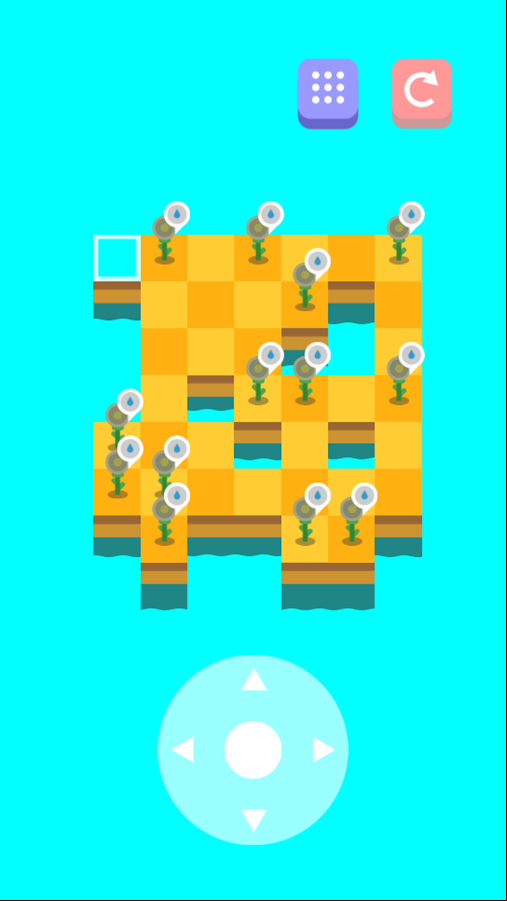 Water Way Game Final Level Screenshot.