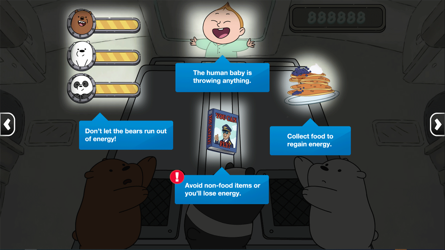 We Bare Bears Baby Bear Bonanza How To Play Screenshot.