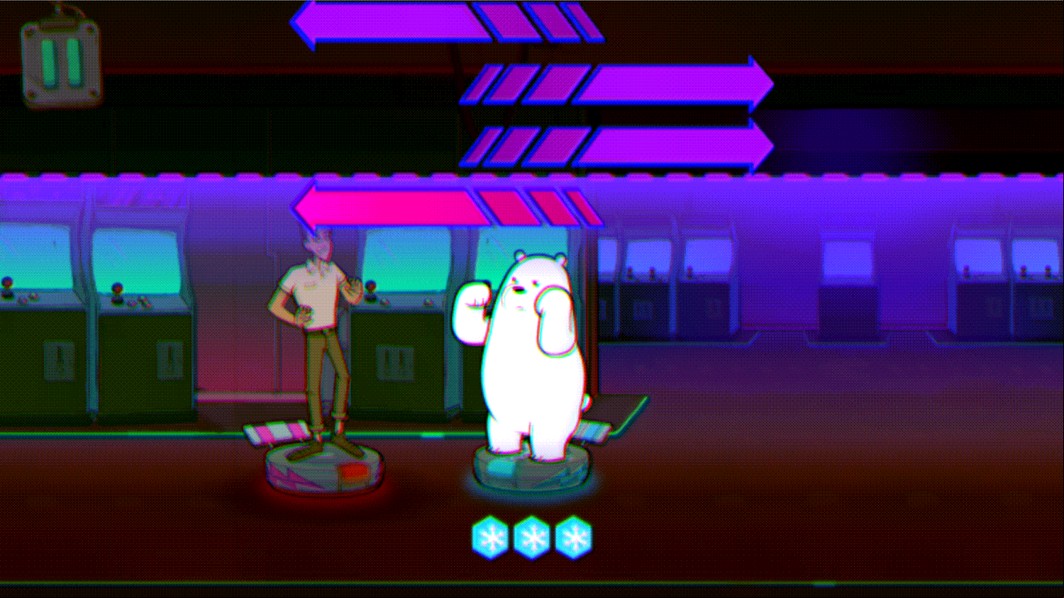 We Bare Bears Polar Force Final Boss Screenshot.