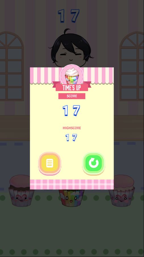Which Cupcake Game Score Screenshot.