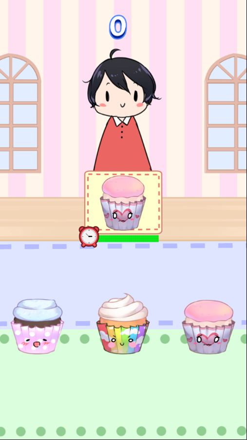 Which Cupcake Game Start Screenshot.