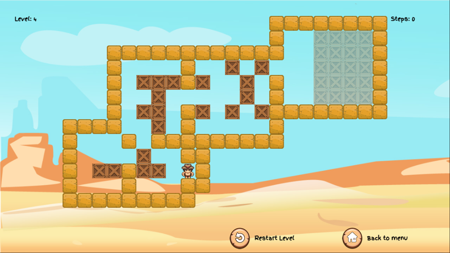 Wild Cowboy Game Screenshot.