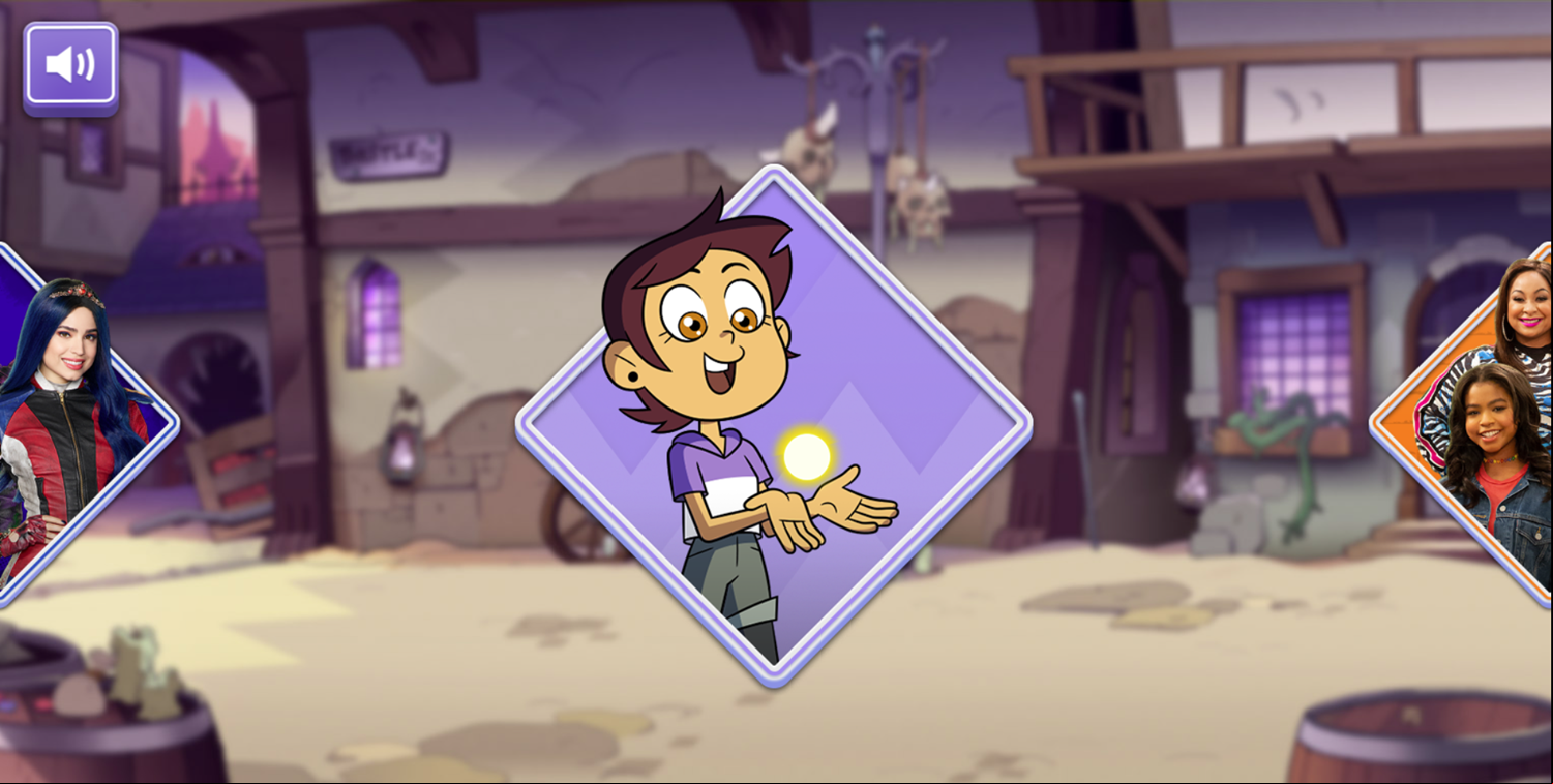 Word Play Game Select Screen Screenshot.