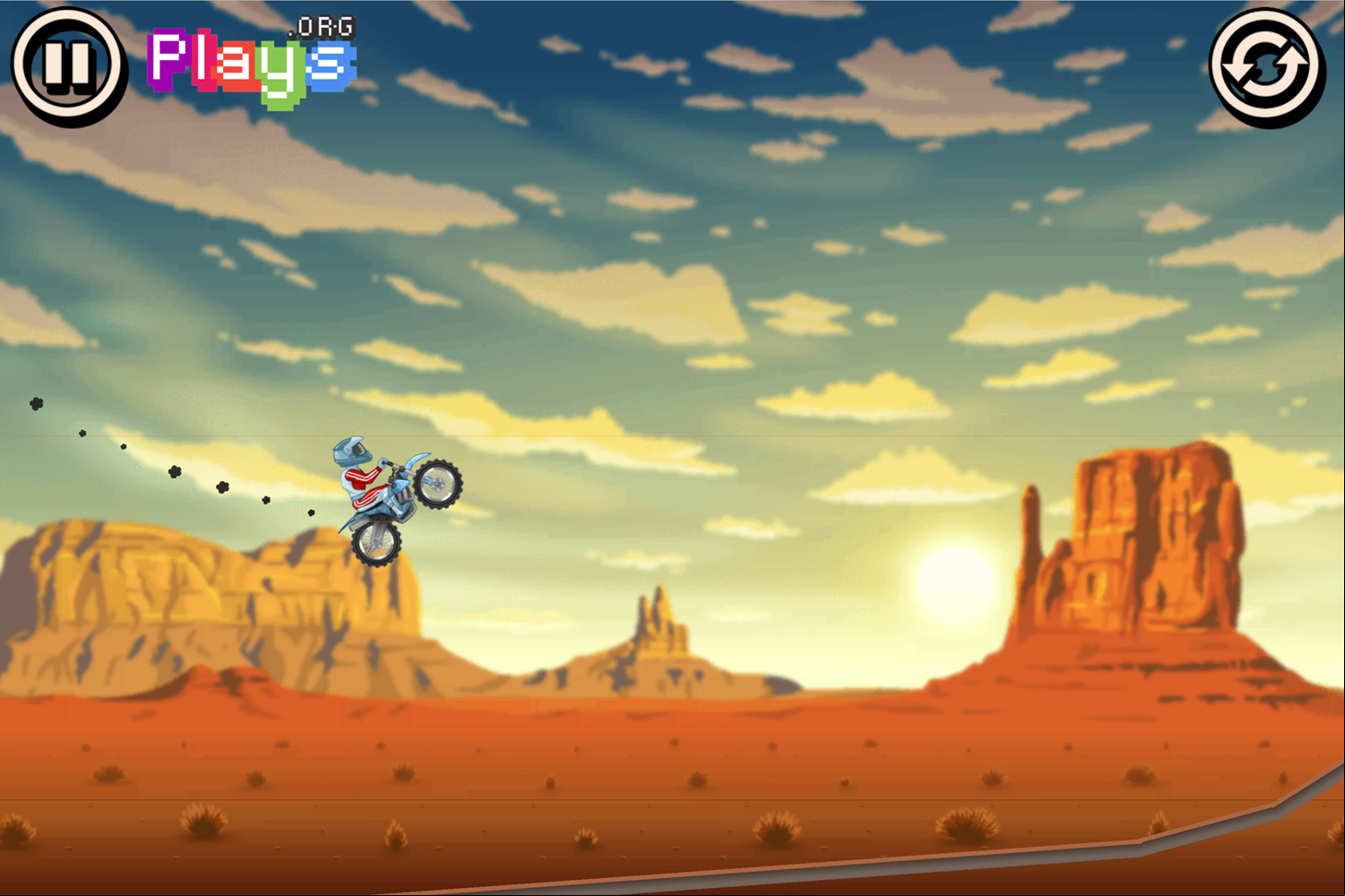 X-Trial Racing Game Screenshot.