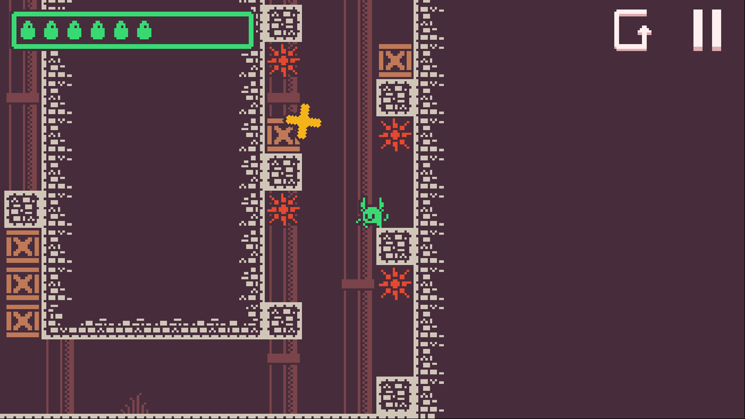Yoshi's Island Egg Throw Game Level Progress Screenshot.