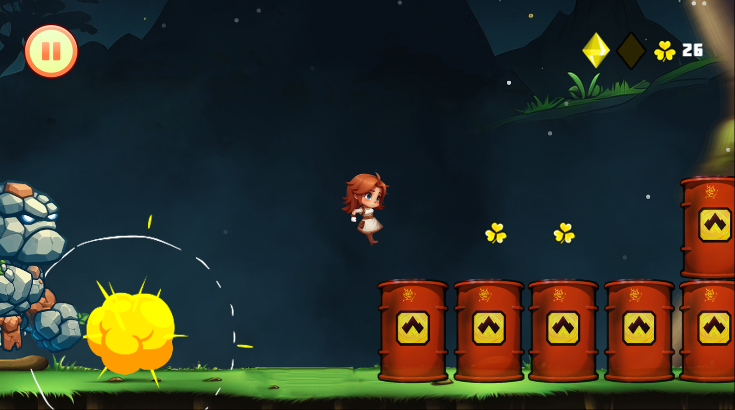Zenifer Adventure Game Level Platforming Screenshot.