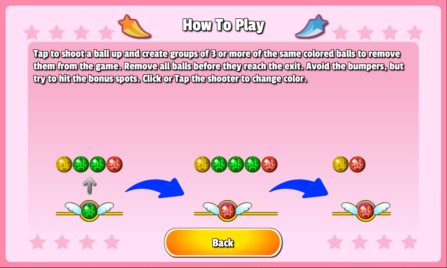 Zuma Ball Game How To Play Screenshot.